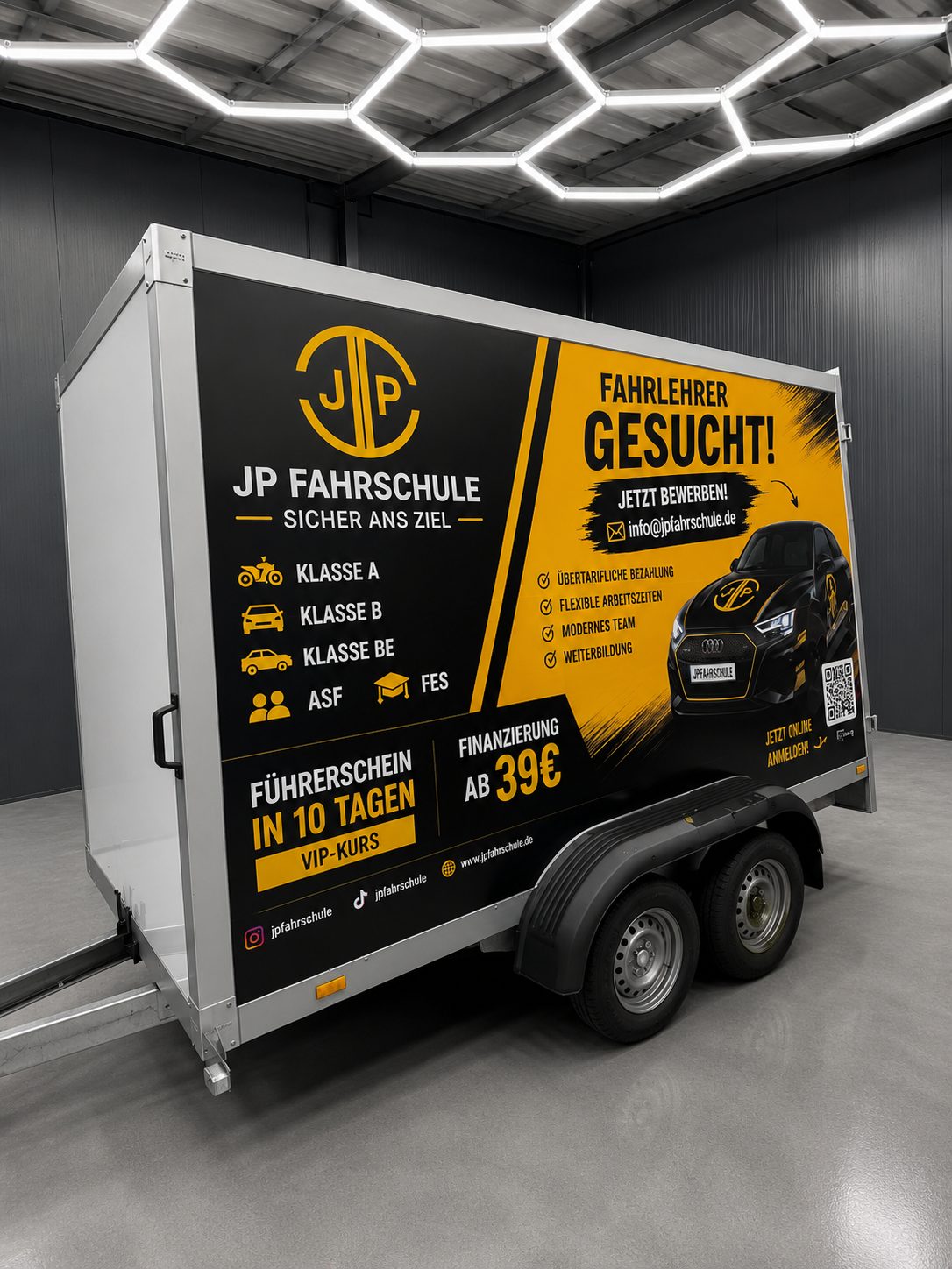 Anhängerbeschriftung